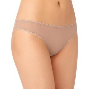 OnGossamer Women Mesh Hip Bikini Mocha Size L